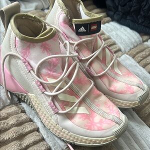 Adidas KIDS Pink and Cream Sneakers